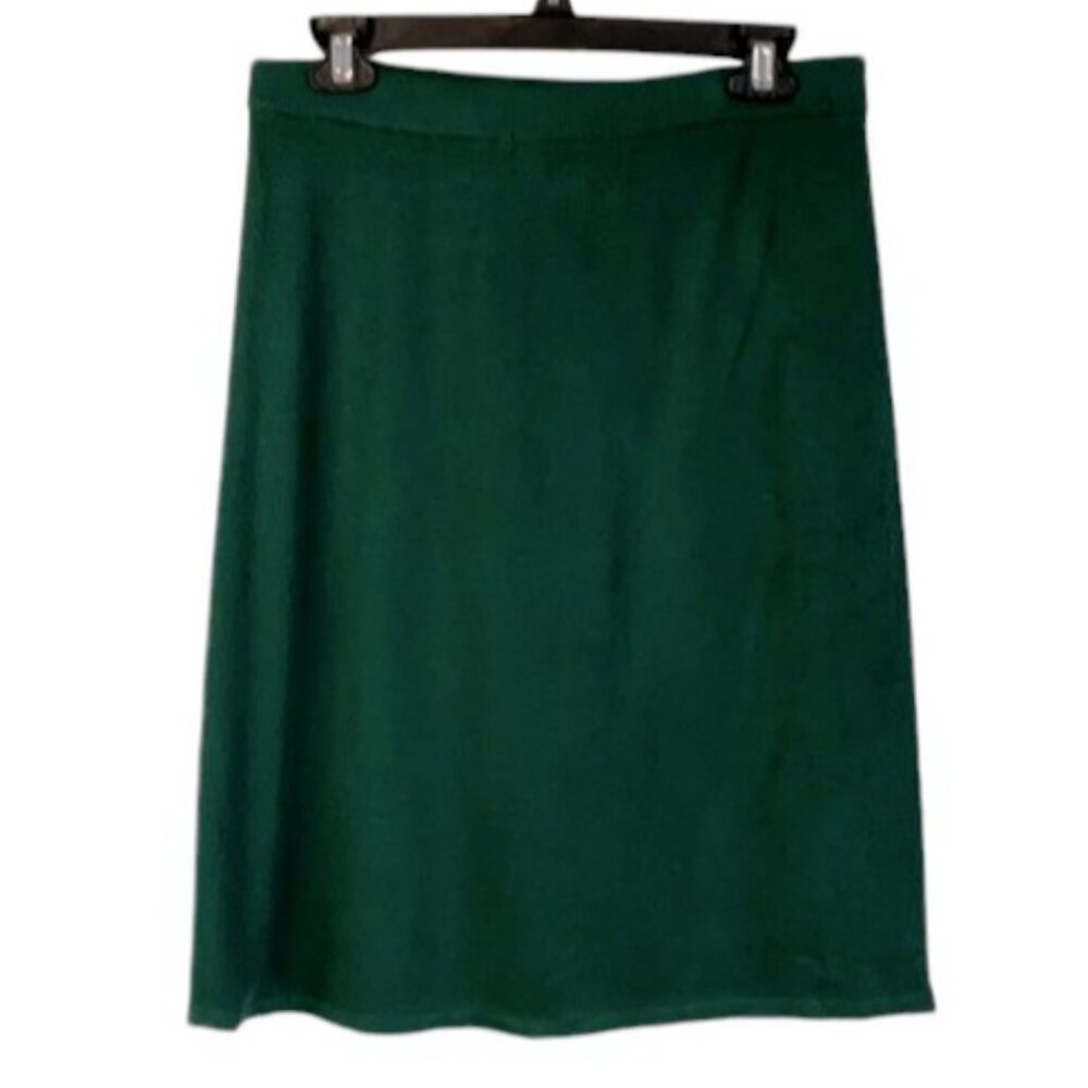 Victoria Holley knit straight pencil skirt size L